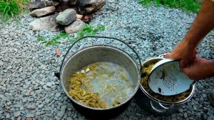 The Smell of the Mountain- Life in a Mountain Village- How to Make Syrup From fir Buds