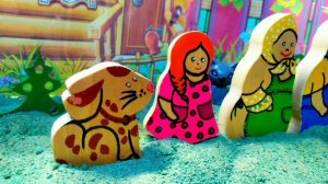 Создание мультфильма на песке "Репка"