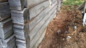 Как просушить нижний венец старого сруба своими руками