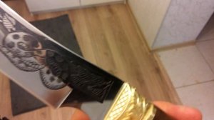 Нож охотничий Кизляр "Гюрза-2", художественное оформление. Обзор