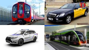 Учим цвета и машинки для детей и взрослых / Служебные машины