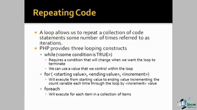 Learn PHP - REPEATING CODES смотреть онлайн