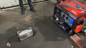 Генератор A-ipower 8500 EA для подключения сварочного аппарата Ресанта , запуск, обзор со сваркой