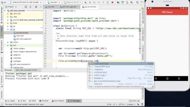 Flutter PDF Viewer | Show PDF in flutter from API | PDF Document Viewer In Flutter