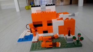 Лего Майнкрафт анимация Лисия хижина