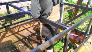 КРОВАТЬ МЕТАЛЛИЧЕСКАЯ в стиле ЛОФТ #rutub