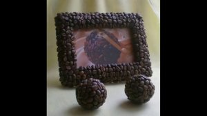 поделки из зерен кофе / поделки своими руками