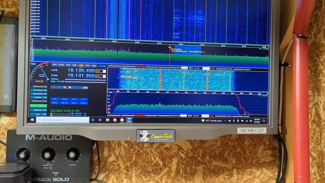 The Xiegu G90 talks to HDSDR via a StarTech ICUSBAUDIO2D