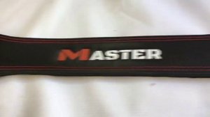 Ремень для жима Master с пряжкой зацепом