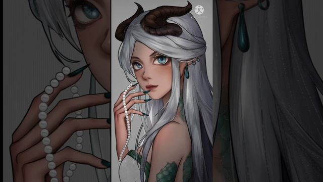 Cute Succubus  Paint by Numbers  Color by Number