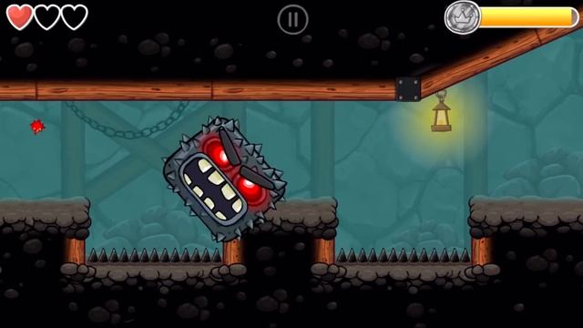 ИГРАЮ ЗА БОССА в игре красный шарик про New Red Ball 4 . смотреть онлайн