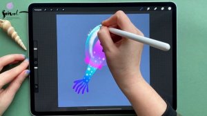 Рисуем в Procreate подводный мир
