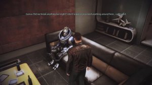 Garrus imitating Liara's: "by the goddess!"