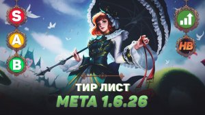 ТИР ЛИСТ ГЕРОЕВ В MOBILE LEGENDS | ИЗМЕНЕНИЯ МЕТЫ 1.6.26