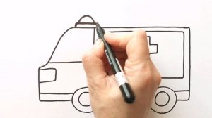 Как нарисовать МАШИНУ СКОРОЙ ПОМОЩИ для детей / Нарисуй Ка