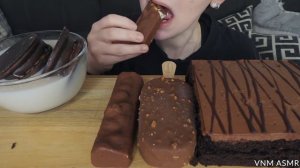 ASMR Chocolate Ice Cream & Desserts *Magnum, Haagen Dazs, Snickers, Twix, Cake, KitKat, Marshmallow