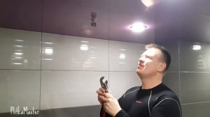 Монтаж тропического душа