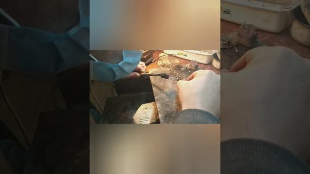 Изготовление цепочки "Арабский Бисмарк " на 200 грамм из золота смотреть онлайн