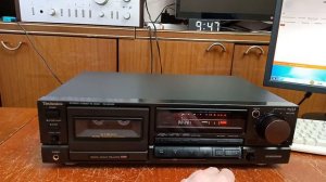 TECHNICS RS-BX626 проверка после ремонта и настройки.