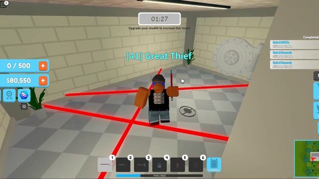 Thief Simulator | Roblox | First bank robbery смотреть онлайн