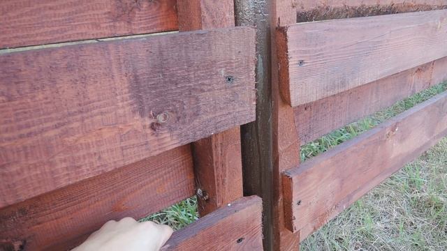 Дешевый забор из дерева своими руками. смотреть онлайн