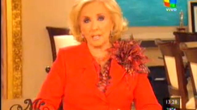 Mirtha habla en su programa sobre el robo смотреть онлайн