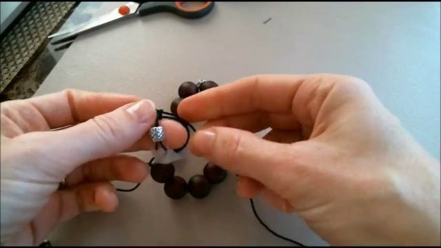 Shamballa   Bracelet. Шамбала Браслет из 12мм бусин .