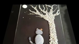 Beautiful artistic Pebble stone art ideas for home decoration