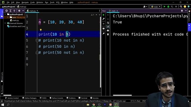 Python List Membership Operators: Checking Element Present in a Python List #104