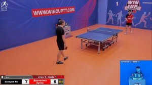 Захаров Ян 1-3Дорошенко Артём Турнир  Восток 4  WINCUP  12.02.22 Прямая трансляция Зал 1