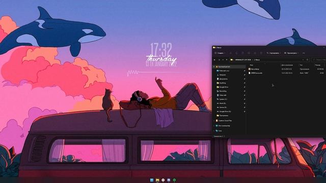 ДЕЛАЕМ ПРОСТОЙ И КРАСИВЫЙ WINDOWS 10/11 ┃ Minimalist LOFI Desk ? смотреть онлайн