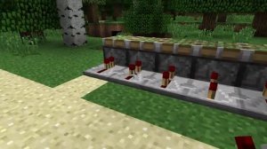 Механизмы minecraft№3 (Волна из поршней)