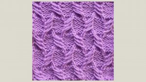 РЕЛЬЕФНЫЙ УЗОР СПИЦАМИ 128 Вязание Узоры спицами