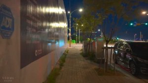 Night Walk at Incheon Central Park City Sounds Korea