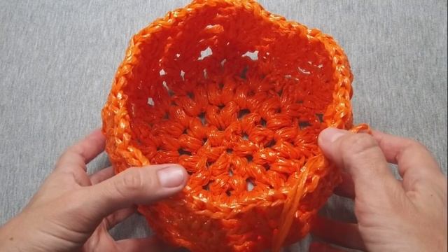 ЧУДЕСНАЯ круглая КОРЗИНКА-ТЫКВА. Вязание крючком 2021. смотреть онлайн