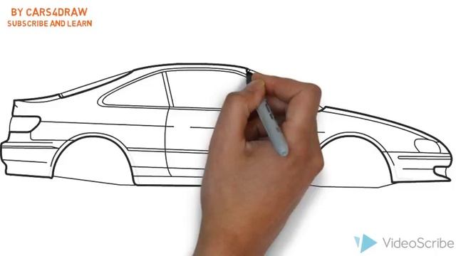 How to Draw a Toyota Paseo / Как нарисовать Toyota Paseo смотреть онлайн
