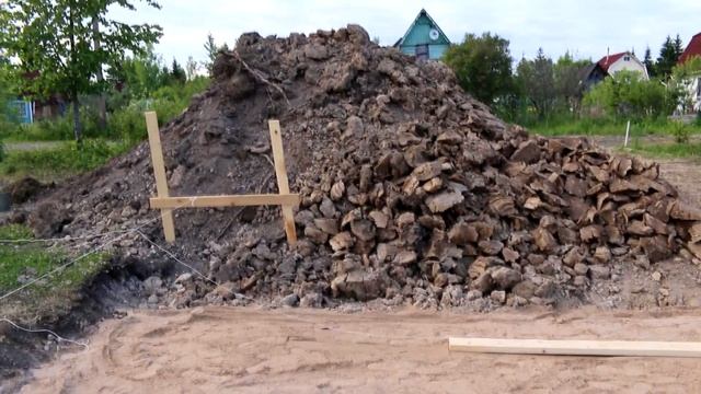 ЛЕНТОЧНЫЙ ФУНДАМЕНТ ПОД БРУСОВОЙ ДОМ 8х9 смотреть онлайн