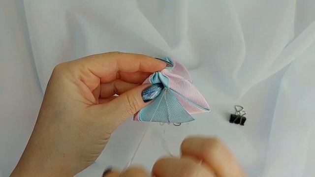 Шикарные бантики?для юных принцесс?из репсовой ленты 3,8 см/grosgrain ribbon bows? смотреть онлайн