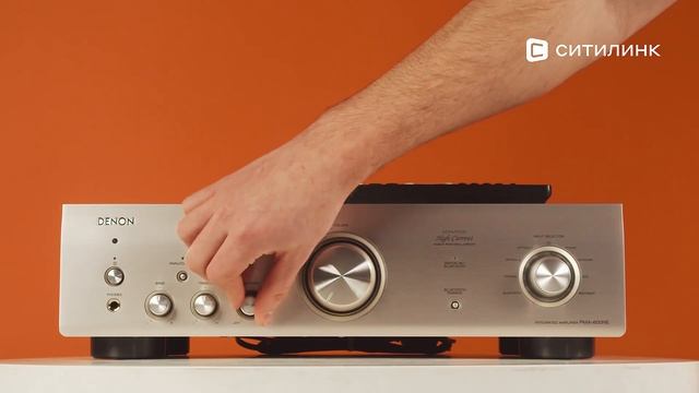 Обзор интегрального усилителя Denon PMA-600NE Silver | Ситилинк смотреть онлайн