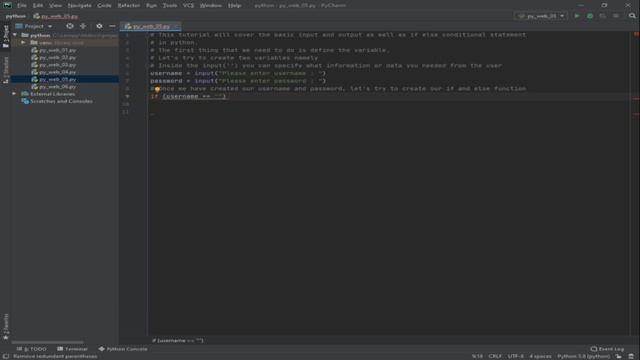 BASIC INPUT/OUTPUT WITH CONDITIONAL STATEMENT IN PYTHON