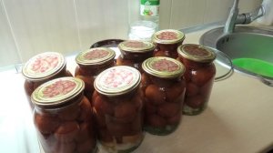 Помидоры маринованные на зиму в литровых банках, Рецепт Пальчики Оближешь!