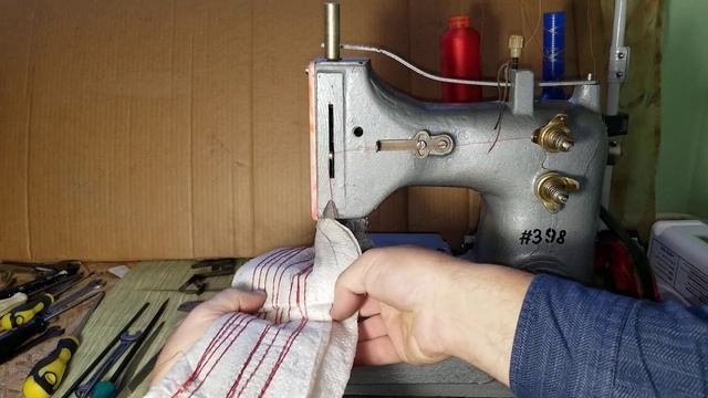 38-А /Д класс мешкозашивочная  Пошив биг-бегов #швейная машина #sewing смотреть онлайн