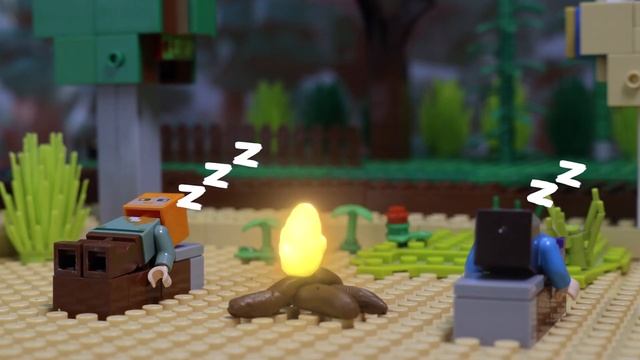 LEGO Minecraft Steve and Alex and the Master Minecraft Swords | LEGO Stop motion