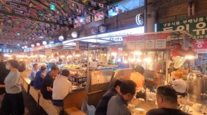 Korean Street Food Spot ?GWANGJANG MARKET in Seoul, Korea｜광장시장