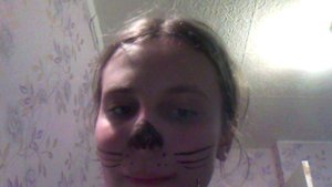 Как на лице нарисовать ( мышь ) ?