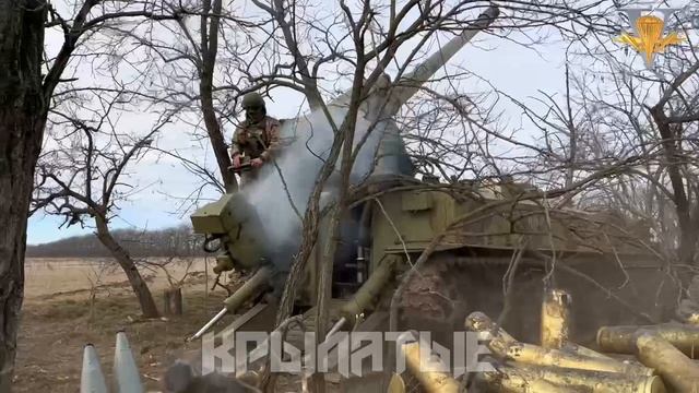 Боги войны и расчет БПЛА совместно отработали по позициям противника смотреть онлайн