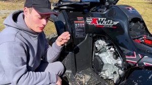 НОВЫЙ КВАДРОЦИКЛ который ЗАГЛОХ через 4 километра) loncin xwolf 700