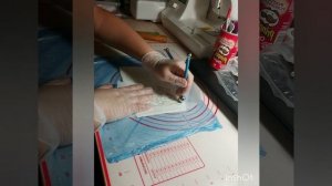 Рисунок на мастике для торта.