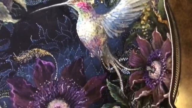 Ручная роспись сундучка для рукоделия: без повторов и копирования
