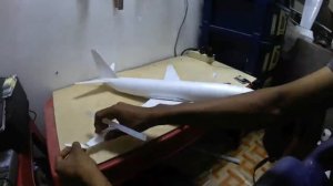 HOW TO MAKE RC FOAM PLANE BOEING 737 - rc drone convert to plane - diy rc plane